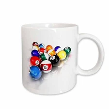 3dRose Billiards Balls Pool Mug