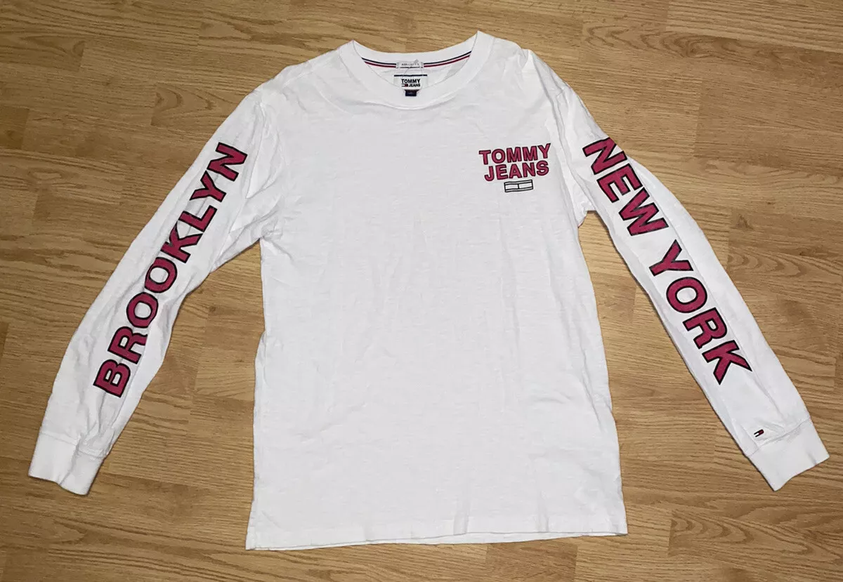 Tommy jeans white top sales