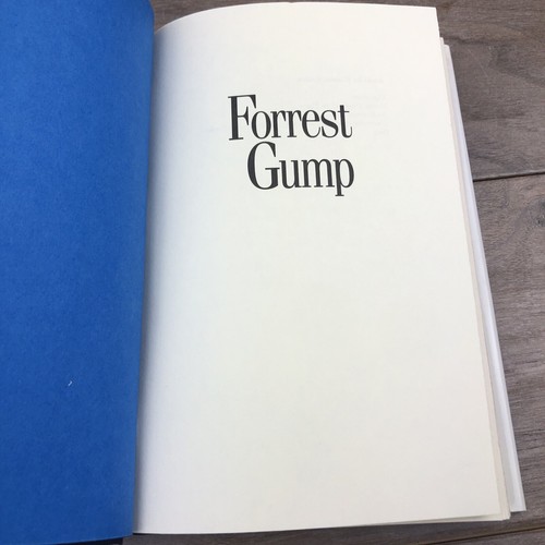 Forrest Gump by Winston Groom 1994 First Printing Hardcover Dust Jacket - Picture 11 of 11