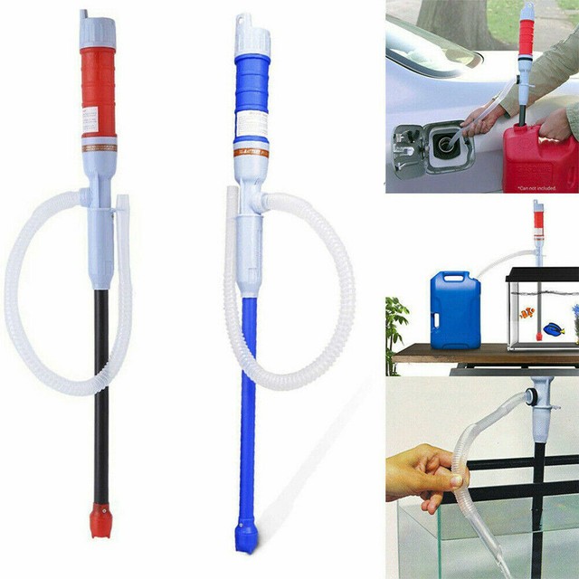 Electric Siphon Water Pump Liquid Transfer Gas Oil Fish Tank Battery
