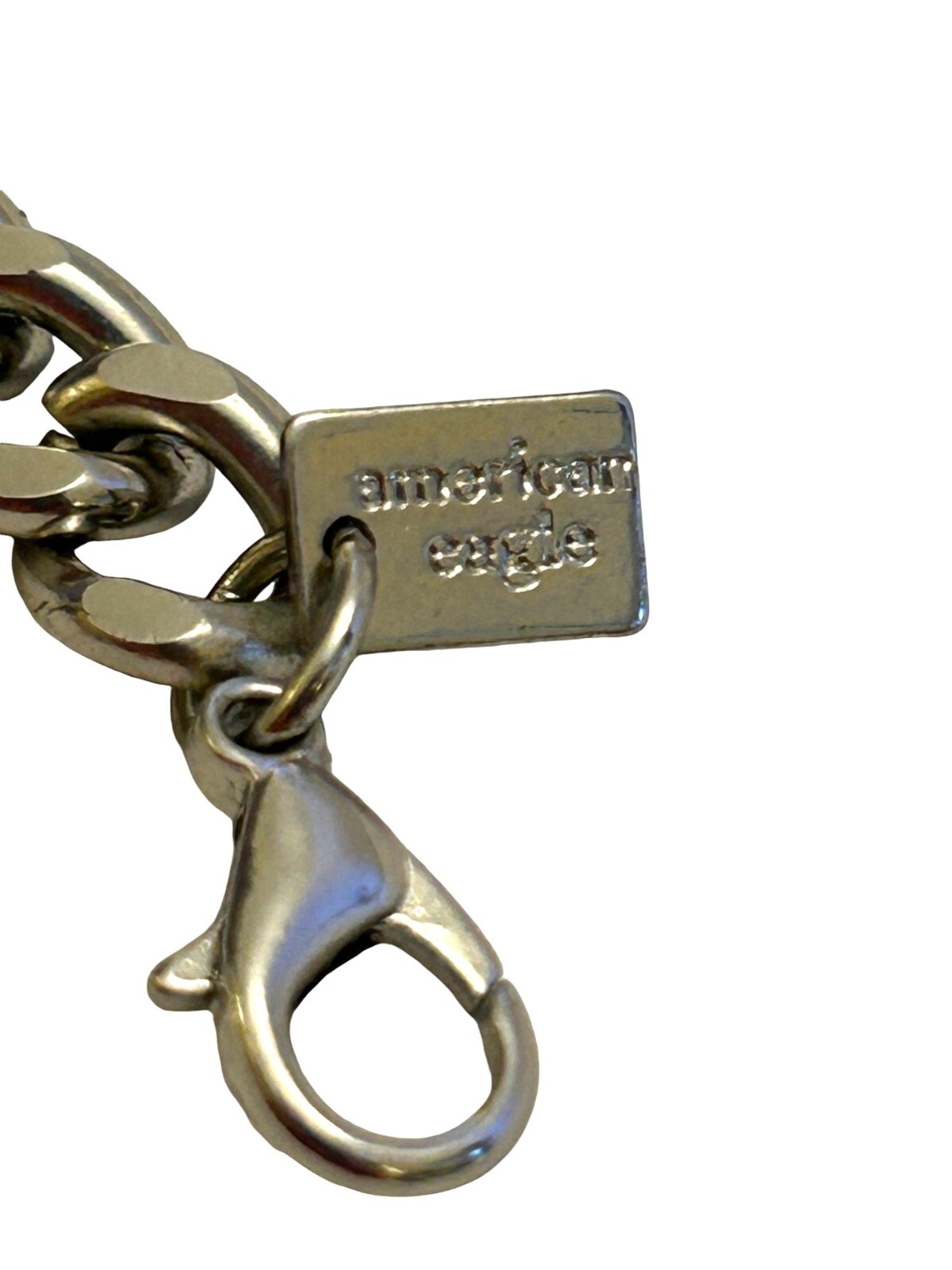 American Eagle Statement Necklace With Crystal & … - image 5