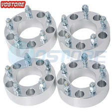 (4) 1.5'' 5x5 to 5x5 Wheel Spacers Adapters 14x1.5 for 1988-1999 Chevy C1500