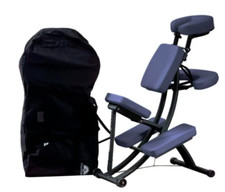Excellent condition oakworks pro portable massage chair with bag  sternum pad