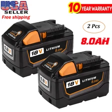 2PACK For Milwaukee for M18 8.0Ah Lithium Extended Capacity Battery 48-11-1880
