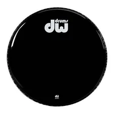 DW Gloss Black Bass Drumhead 22"