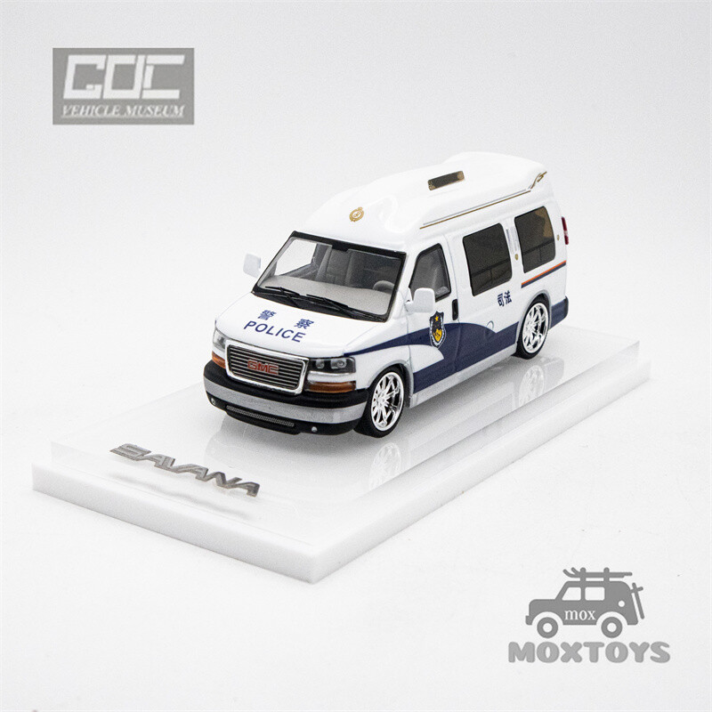 GOC 1:64 GMC SAVANA Police Business RV Diecast Model Car | eBay