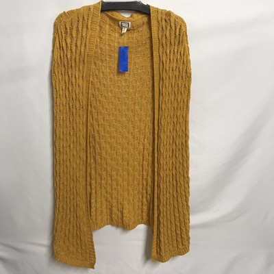 anthropologie yellow cardigan