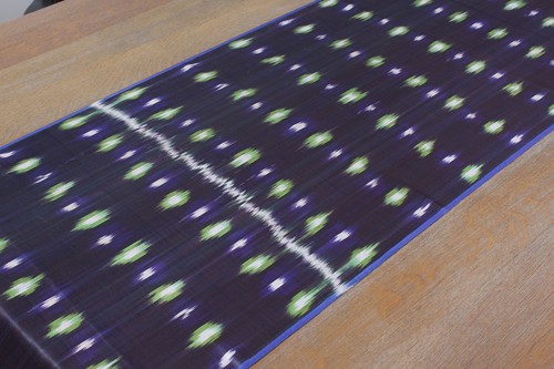 Ikat Fabric Silk and Silk Uzbek 8.80 meters BRAND NEW FAST Shipment 12476 - Picture 7 of 12