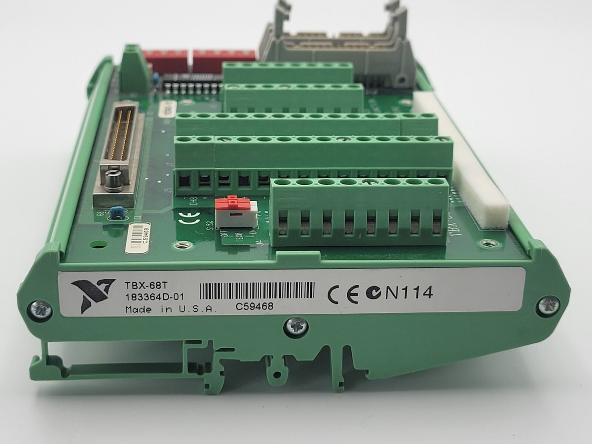 National Instruments TBX-68T, 183364D-01 Isothermal Terminal Block