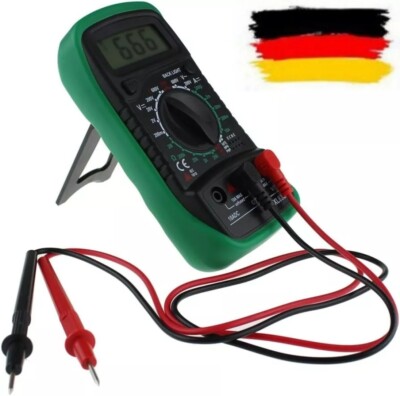 Digital Multimeter Messgerät AC DC LCD Strommesser Strom Voltmeter Amperemeter.