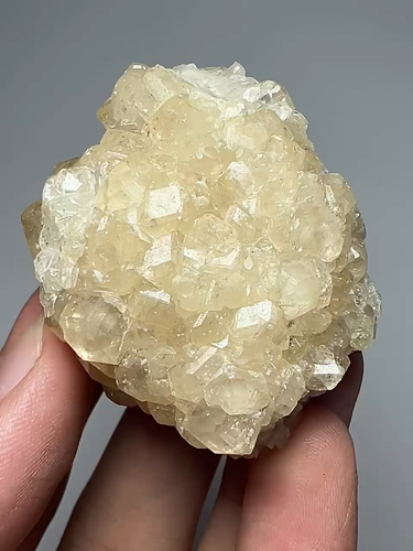 109 GM Ultra Rare New Found White Garnet Crystals Bunch On Matrix @ArangBarang - Video 1 of 1