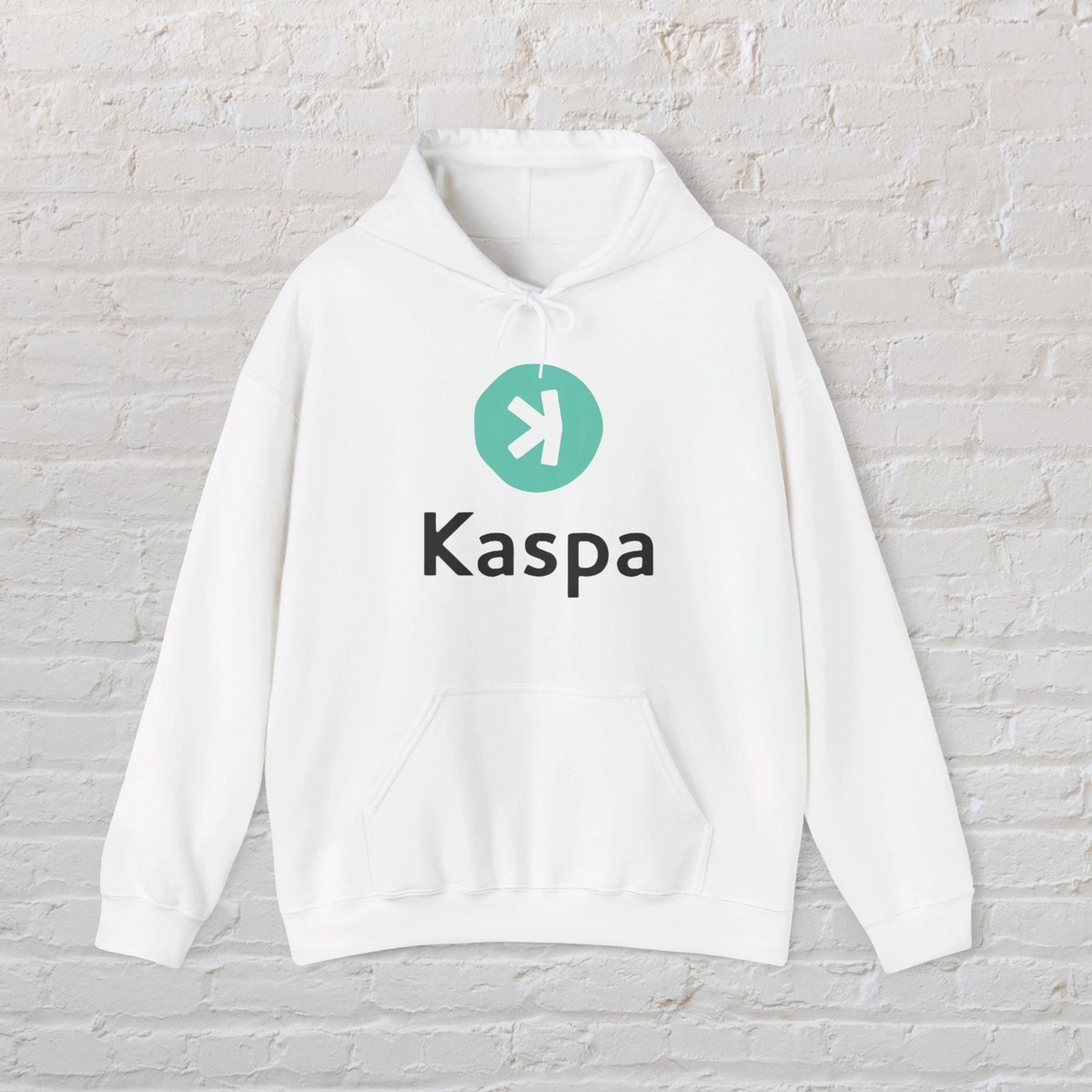 Kaspa Crypto Hoodie Sweatshirt KAS Gray and White Green logo | eBay