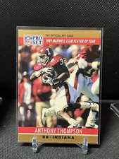1990 Pro Set - Award Winner No Drafted Stripe #22 Anthony Thompson (RC)