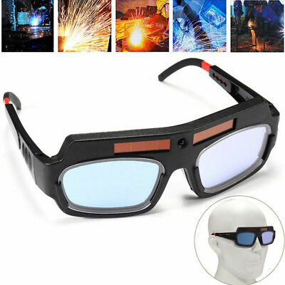 Auto Darkening Welding Goggles Solar Power True Color Welder Glasses Arc Eyewear