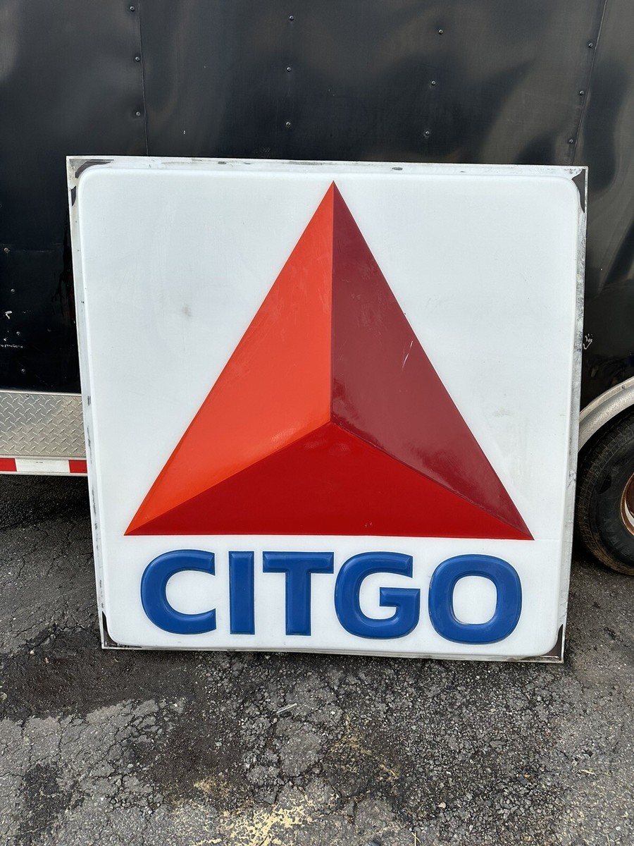 Vintage CITGO Advertising Sign 5ftx5ft Single Face Plastic | eBay