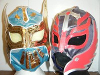 Sin Cara Blue And Rey Mysterio Mask Sin Cara Blue And Rey Mysterio Mask