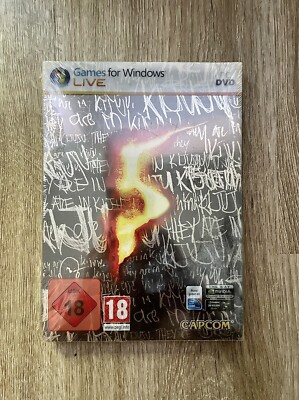Resident Evil 5 - Collector's Edition Uncut PC 2009 Steelbook Factory Sealed New