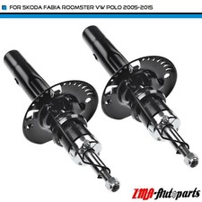 2x Front Shock Absorbers for Volkswagen Polo 9N Skoda Fabia 545 5J Roomster 5J