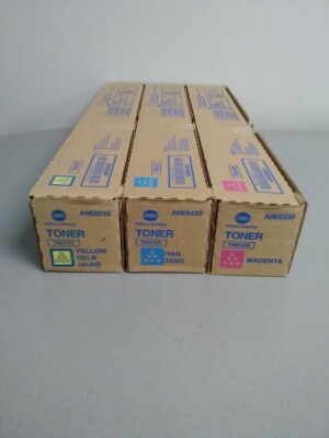 Konica Minolta TN-514Y TN-514M, TN-514C, Toner Cartridge bizhub C458