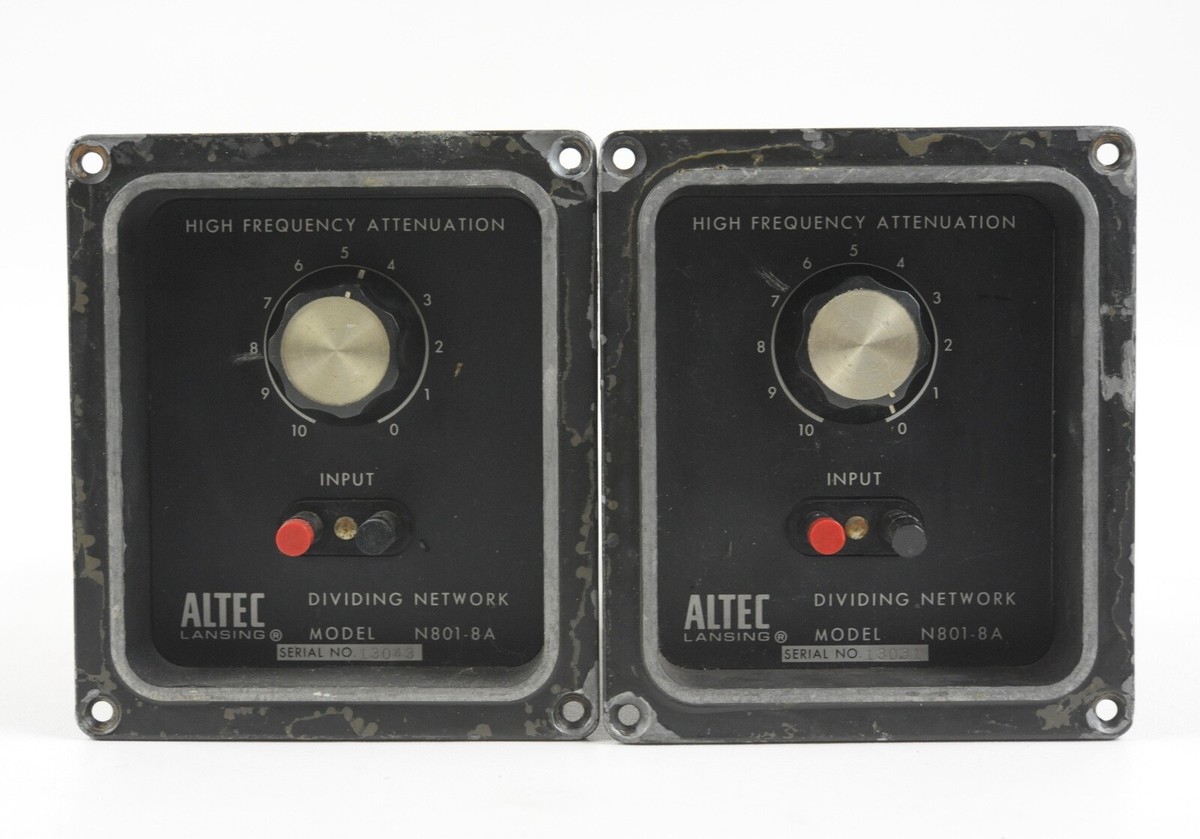 ALTEC Pair of N801-8A Dividing Network Modified LOOK | eBay ALTEC Pair of N801-8A Dividing Network Modified LOOK | eBay