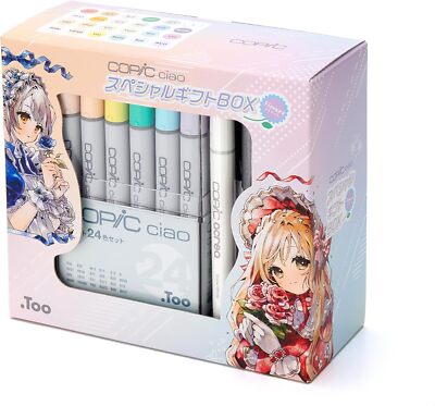 NEW) Too COPIC Special Gift BOX Flowers Copic Ciao Entry Model 24