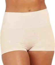 SPANX Women's Nude Everyday Shaping Panties Boyshort XL $11.99