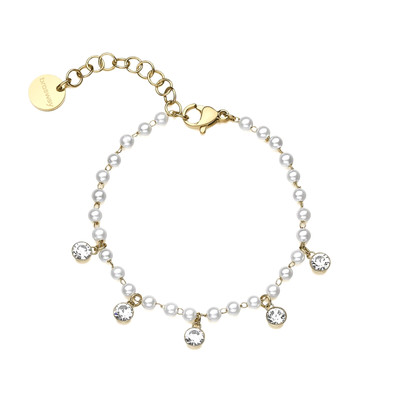Brosway Bracciale Tennis BEI081 in acciaio e zirconi