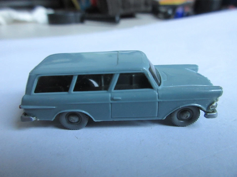 Wiking 1:87 Opel Rekord P 2 Caravan, Verde Blu !!! - Immagine 4 di 4