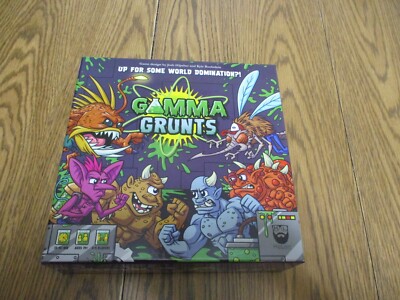RARE BOARD GAME GAMMA GRUNTS HIPLEIN INDUSTRIES WORLD DOMINATION 100% COMPLETE