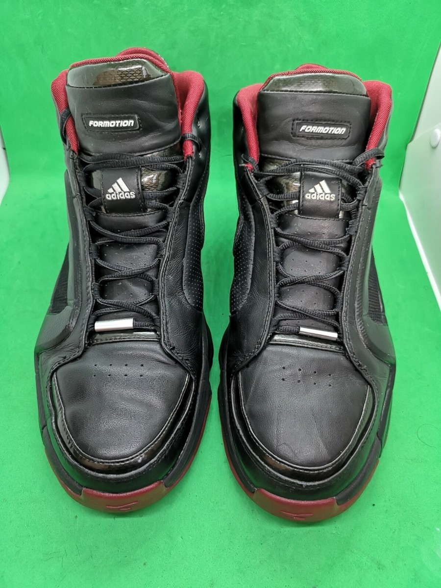 Adidas Decade Formotion 2006  Basketball Sneakers Men\'s Sz 13 Black & Red Shoes Shoes | Adidas Decade Formotion 206 Basketball Sneakers Mens  main image 2