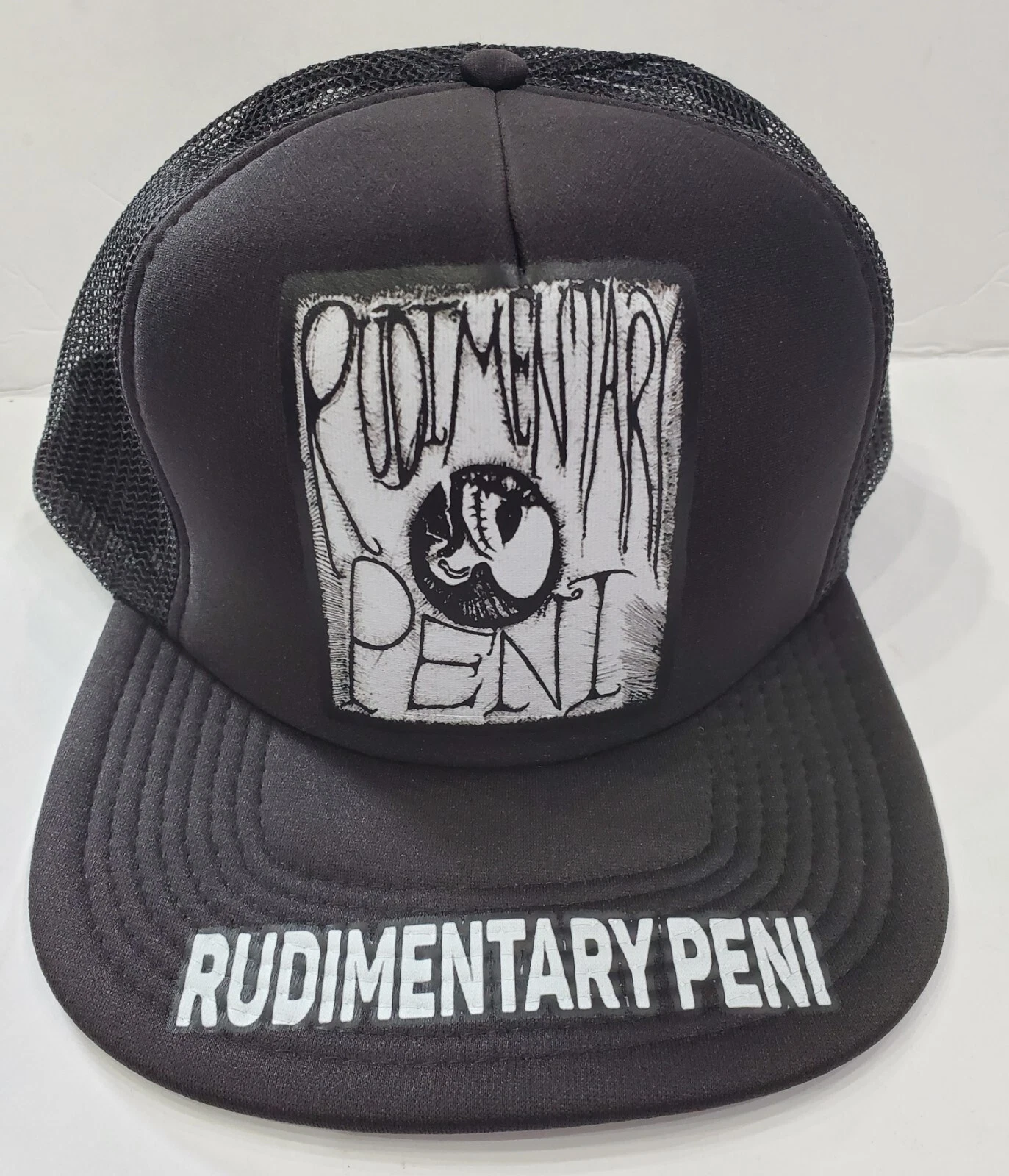 5Panel Black Death Thrash Metal Colors White Rudimentari Peny Trucker Adjust