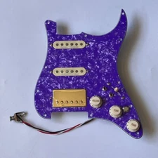 SSH Prewired Loaded Pickguard Set  Ainico 5 Humbucker Pickups for Fender
