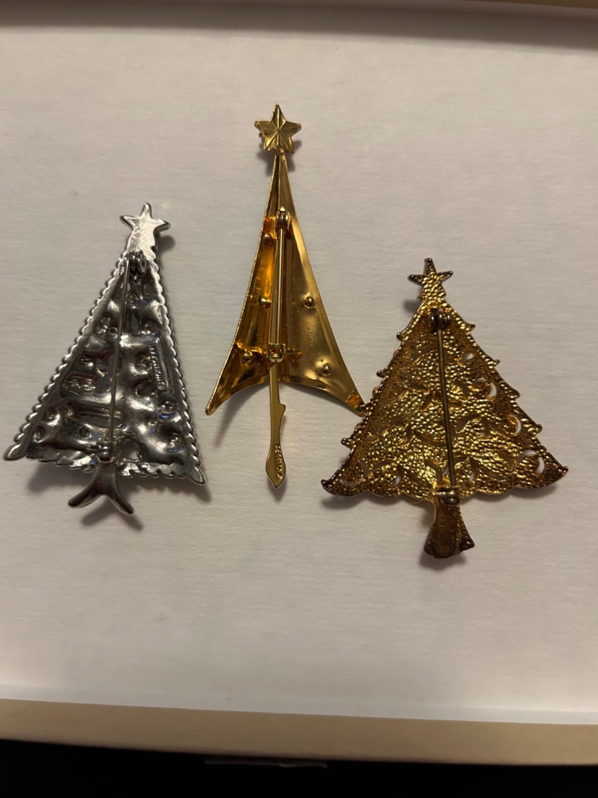 3 Christmas Tree Pins All Signed HOLLYCRAFT CERRITO EISENBERG ICE eBay