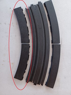 HO AFX Tomy Autoworld Track Boarders / Speed Corners (18'' Inner)
