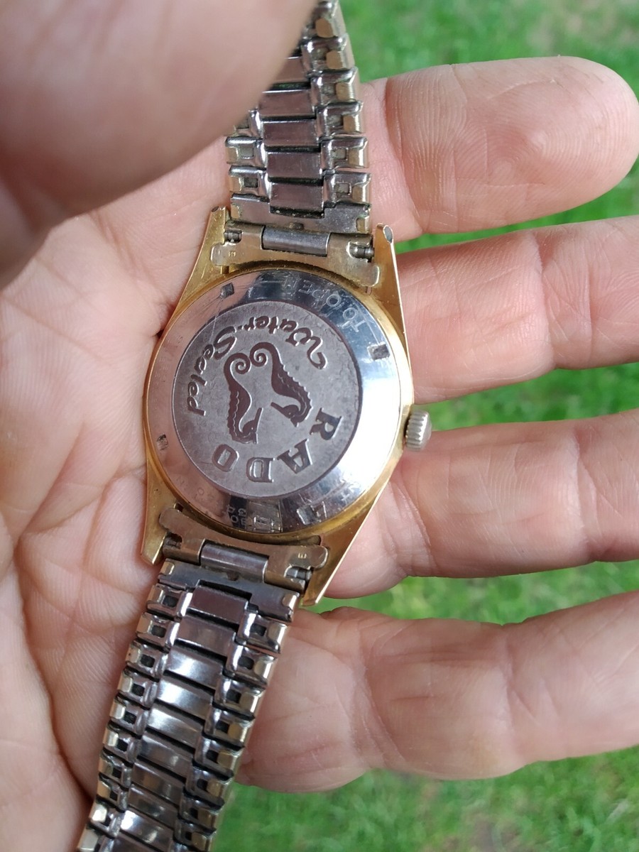 RADO WORLD TRAVEL 30 JEWELS AUTOMATIC GOLD PLATED ALL ORIGINAL