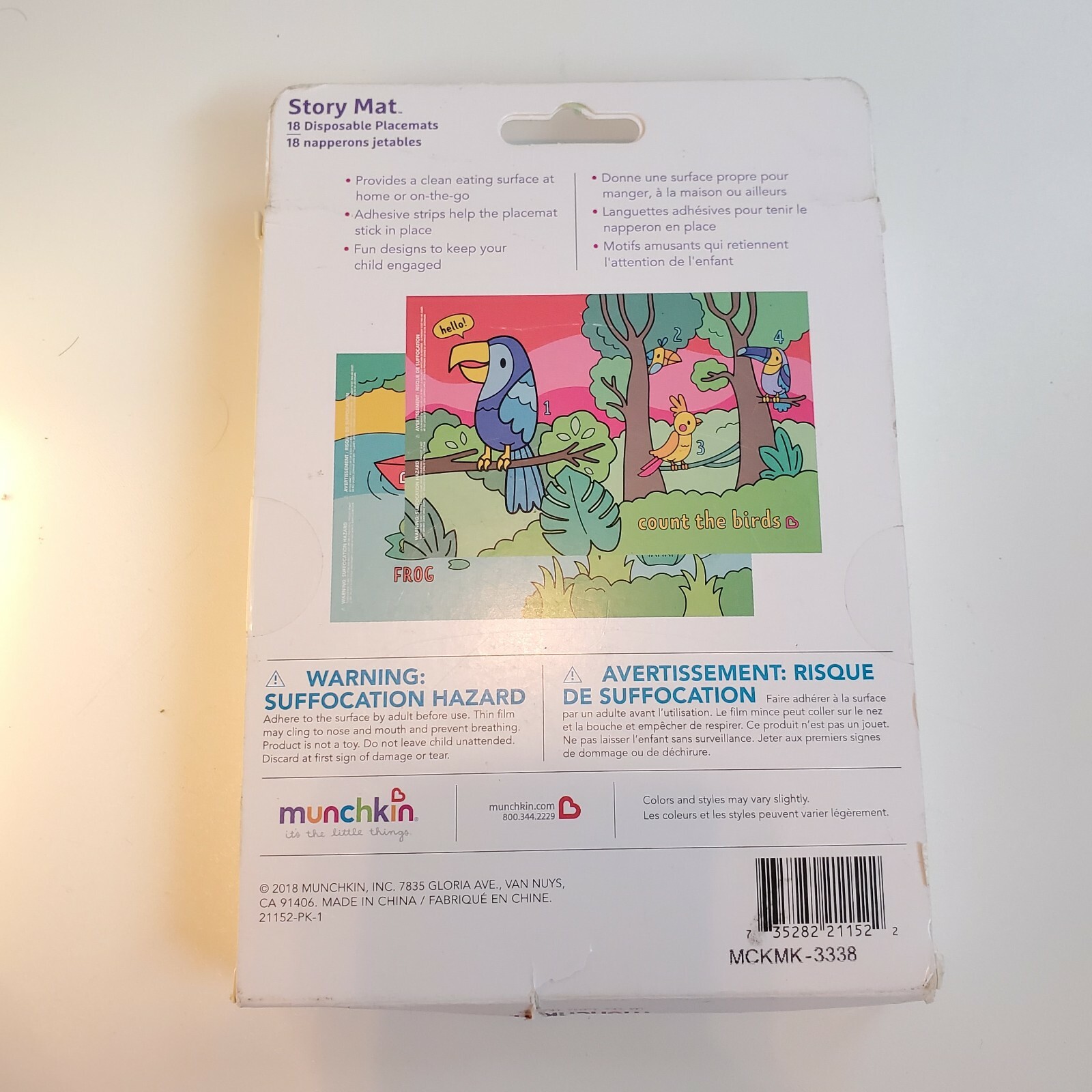 Munchkin Story Mat Disposable Placemats 4+ (17 Disposable) eBay