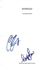 * CASEY COTT & HAYLEY LAW * signed tv script * RIVERDALE * COA * 2