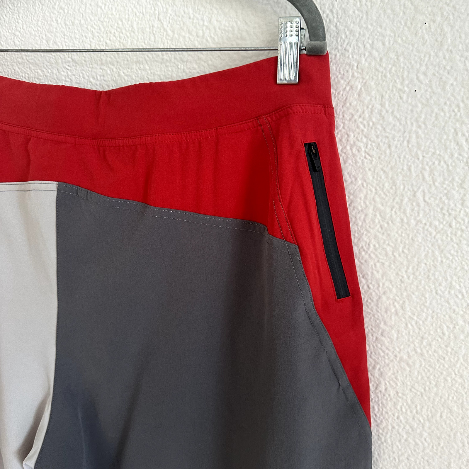 Hylete Solid Red and Gray Athletic Performance Tr… - image 5