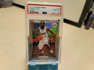 Chris Paul 2012-13 Panini Prizm #19 Silver Prizms PSA 10 Gem Mint LOW POP T6696 - Image 1 of 4