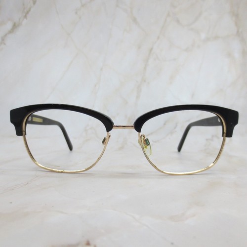 Christian Siriano Eyeglasses Frame Men's Black Metal Half Rim Square 54-18-140