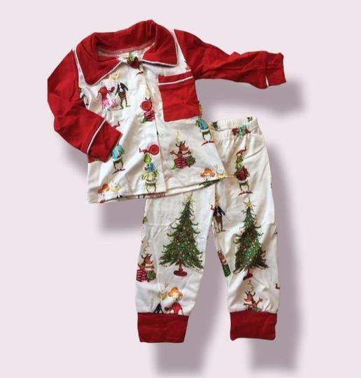 THE GRINCH PAJAMAS SET New Size 3T