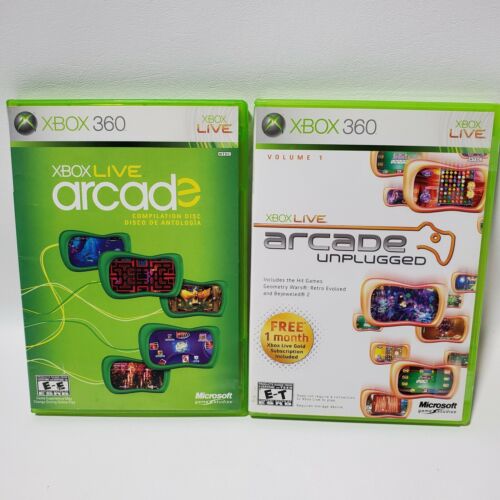 Arcade Unplugged Vol. 1 & Compilation Lot Xbox 360 Video Games Tested - Photo 1 sur 2