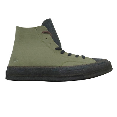 8.5 Stone Gray Orange Converse Chuck 70 High x J.W. Anderson Felt