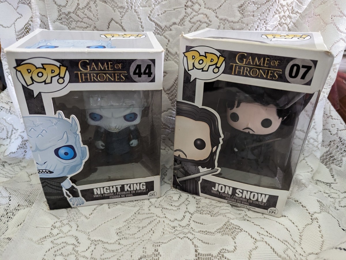 2x Game of Thrones FUNKO POP Figures 07 44 Night King Jon Snow | eBay