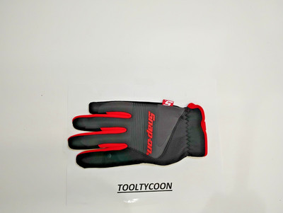 Snap-On Tools NEW GLOVE300BXL Black Red Technician FastFit Gloves Extra large XL