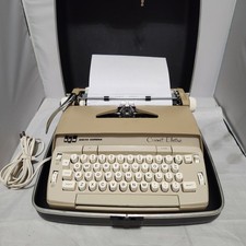 SMITH-CORONA CORONET ELECTRIC 6SV Series Typewriter w/Hard Case thumbnail