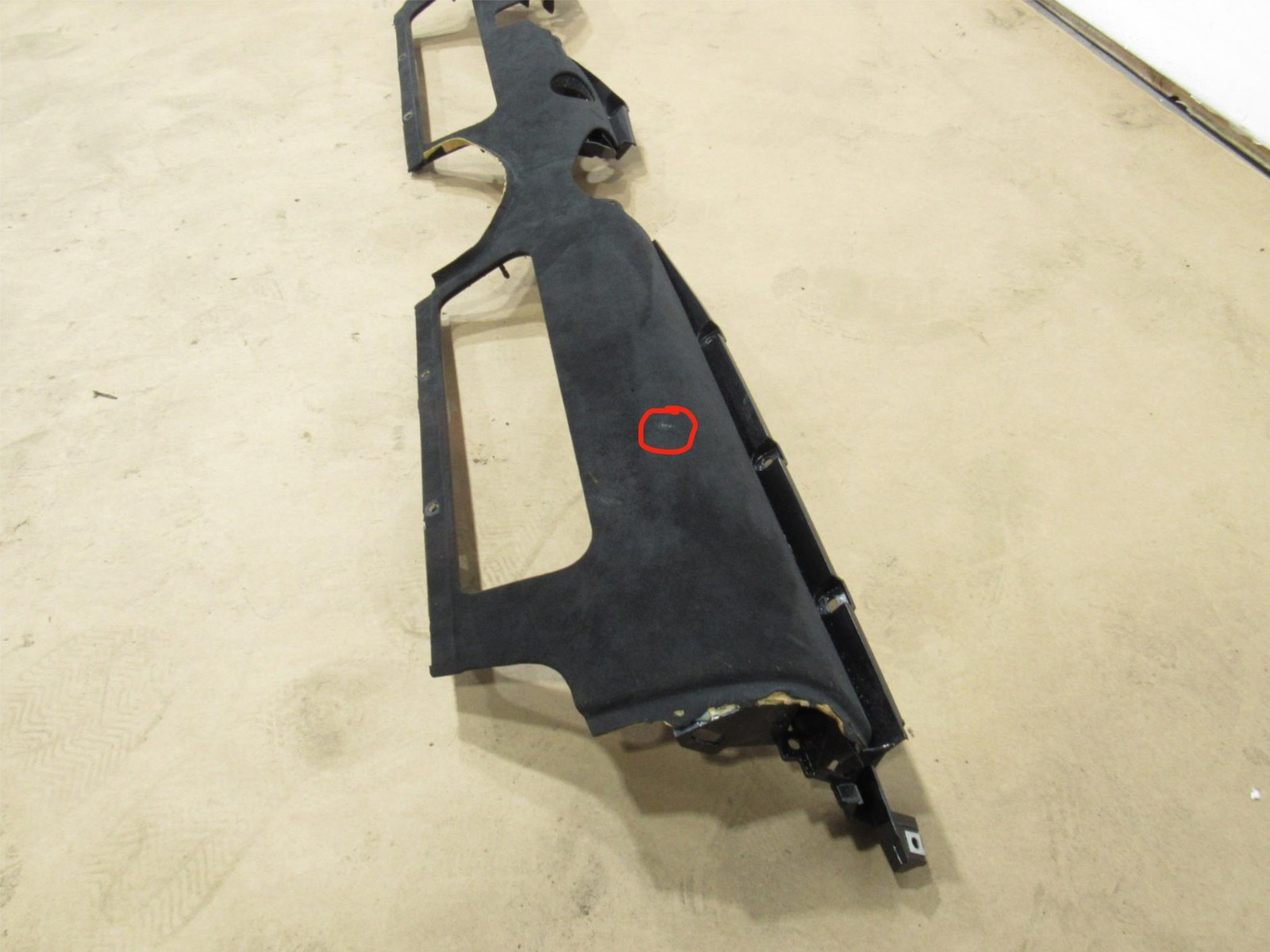 17-20 Mclaren 720S 720 2020 Lower Dash Dashboard Knee Panel Alcantara ;#3