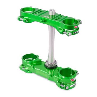 XTRIG Tija Completa Rocs Tech Offset 23 Mm Verde Für Motorrad Zubehör Neu
