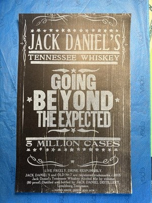 Hatch Show Print 2015 Jack Daniel's Tennessee Whiskey Lynchburg 5 Million Cases