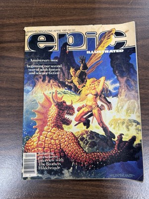EPIC ILLUSTRATED #5 Marvel Magazine Of Fantasy & Science Fiction April 1981 FC2